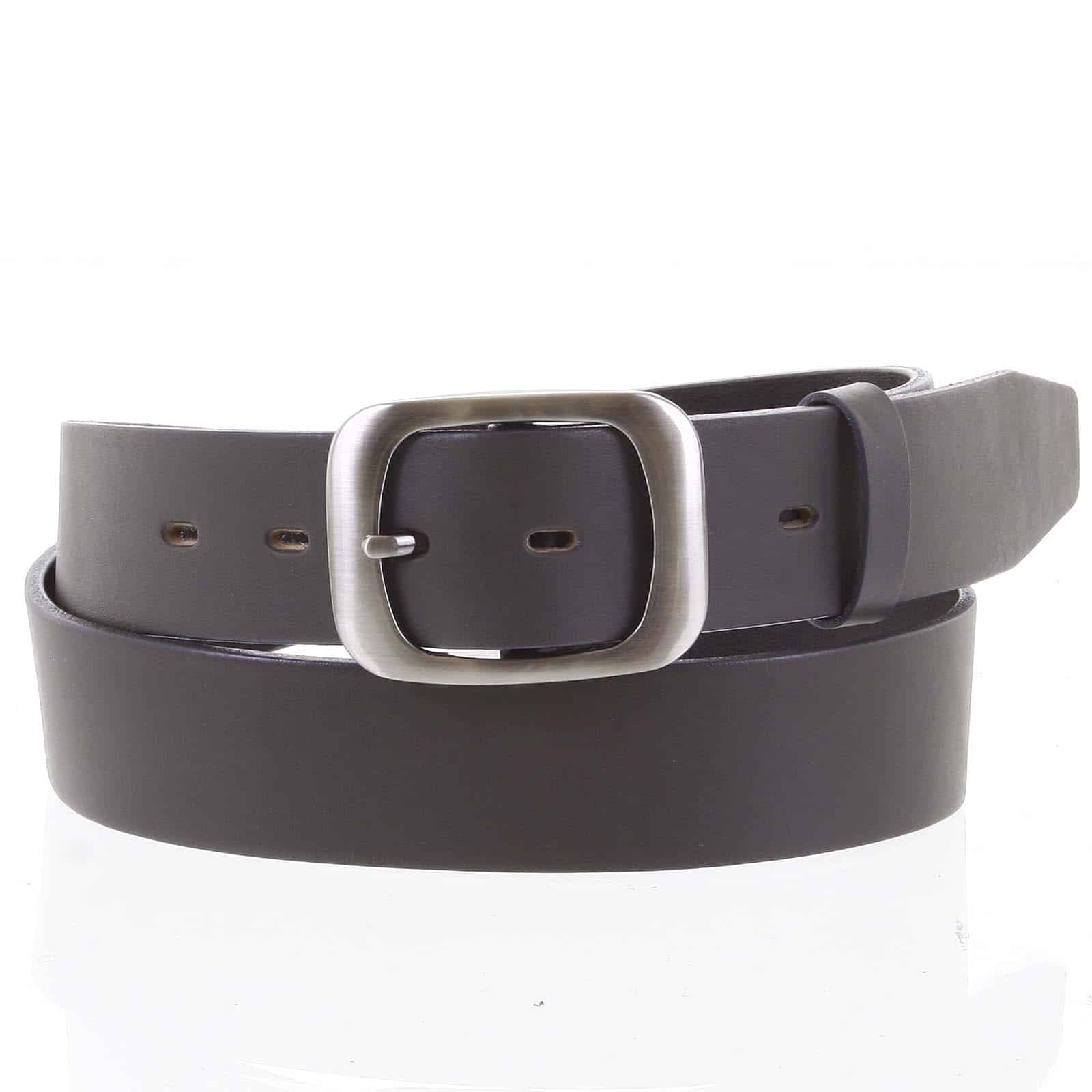 Dámský kožený opasek šedý - PB Sinim 100 šedá