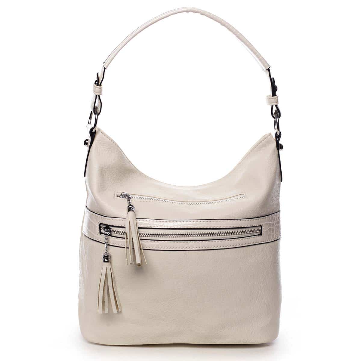 Dámská kabelka přes rameno světle béžová - Romina Becca béžová