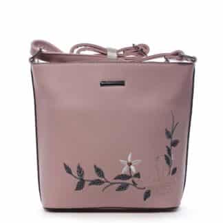 Dámská crossbody kabelka růžová - Silvia Rosa Believa růžová