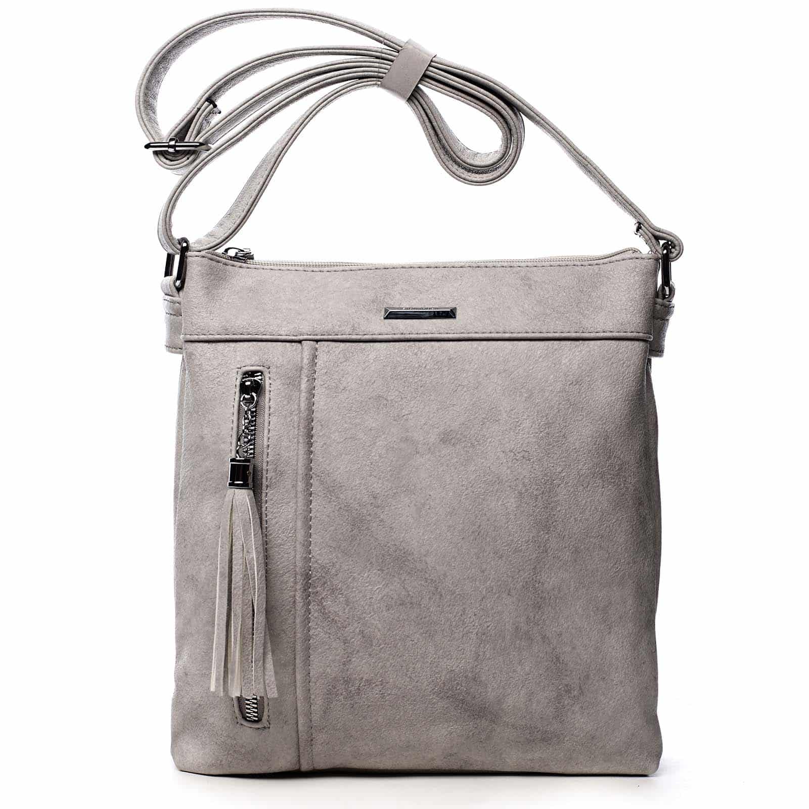 Dámská crossbody kabelky světle šedá - Silvia Rosa Isitha šedá