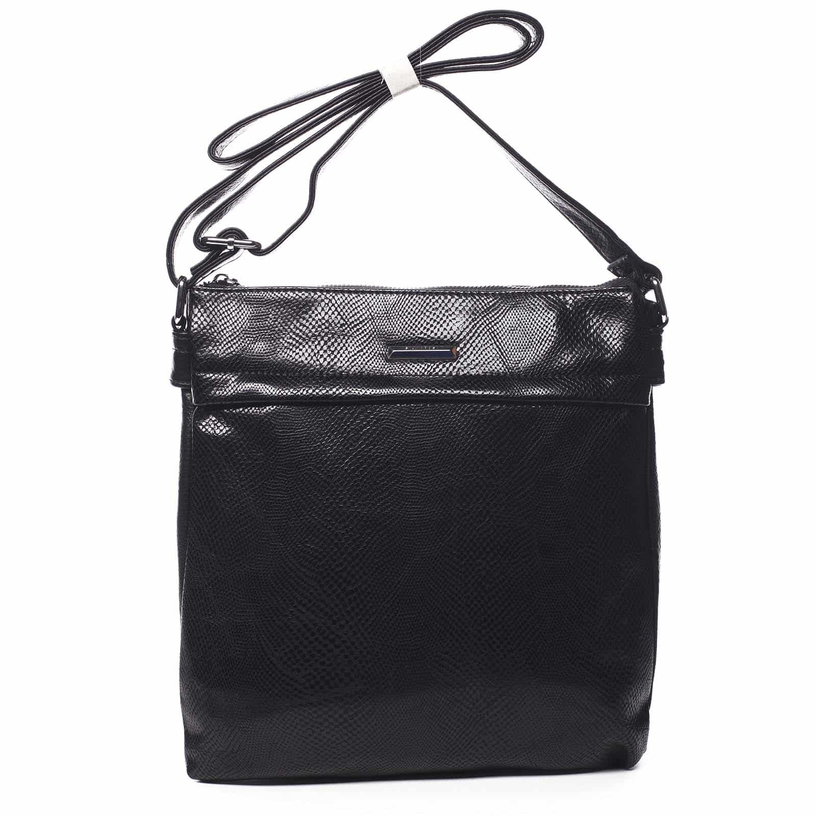 Dámská crossbody kabelky černá - Silvia Rosa Dingeka Snake černá