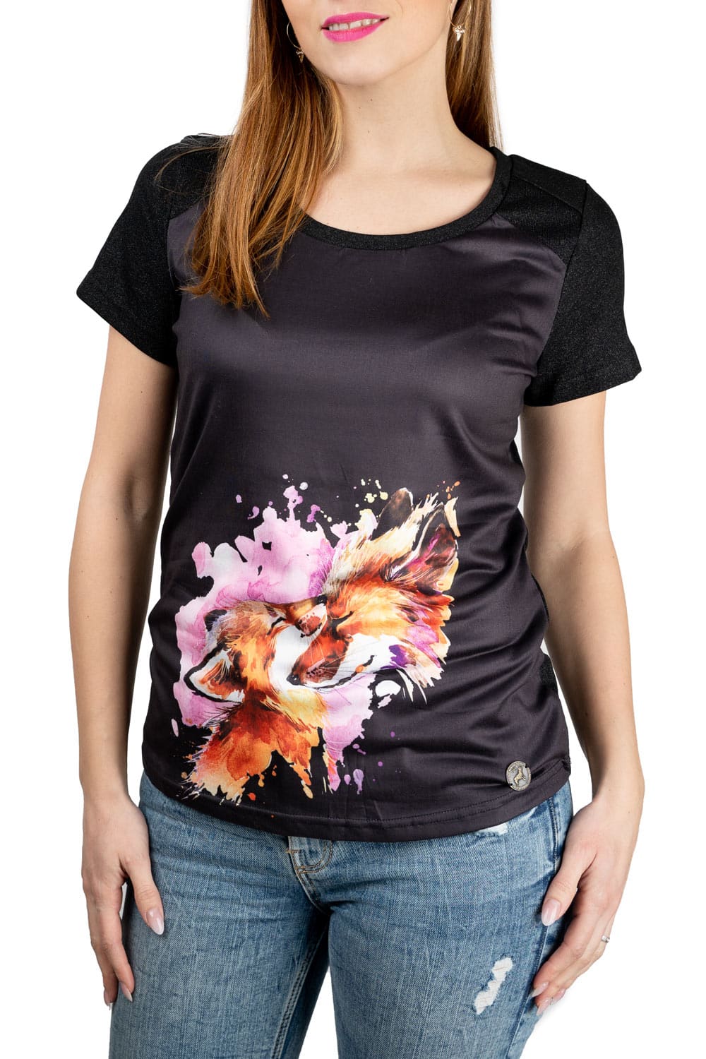 Culito from Spain černé tričko Laura Pausini