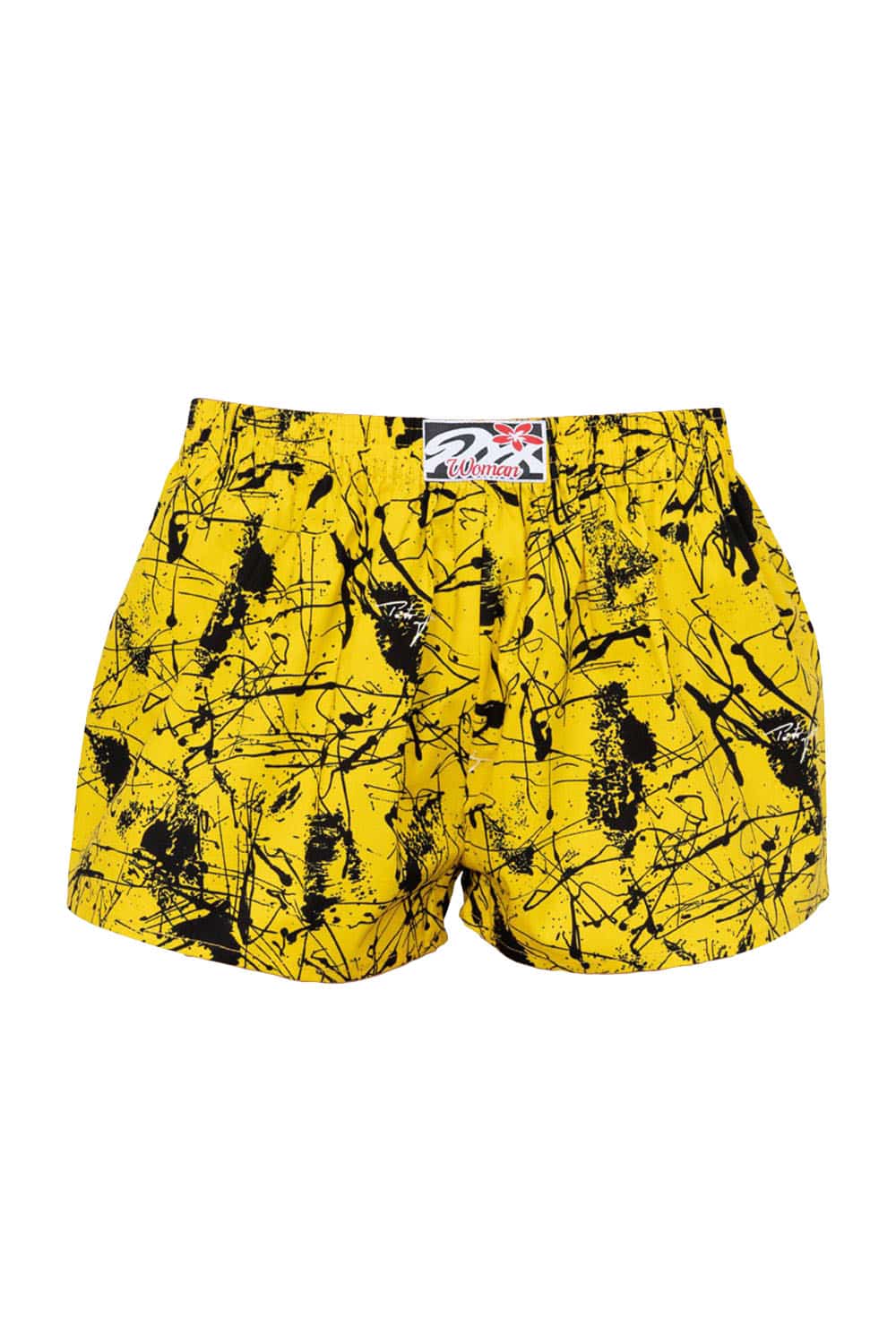 Styx žluté dámské trenýrky s klasickou gumou