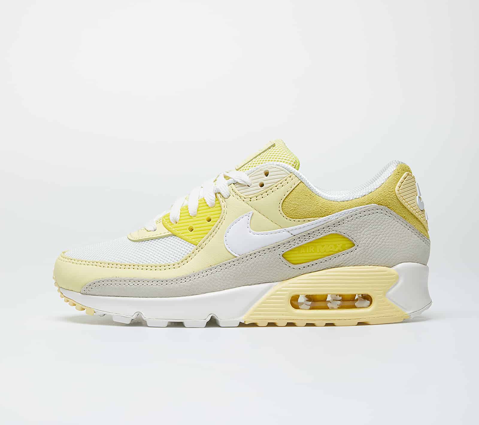 Nike Wmns Air Max 90 Opti Yellow/ White-Fossil-Bicycle Yellow