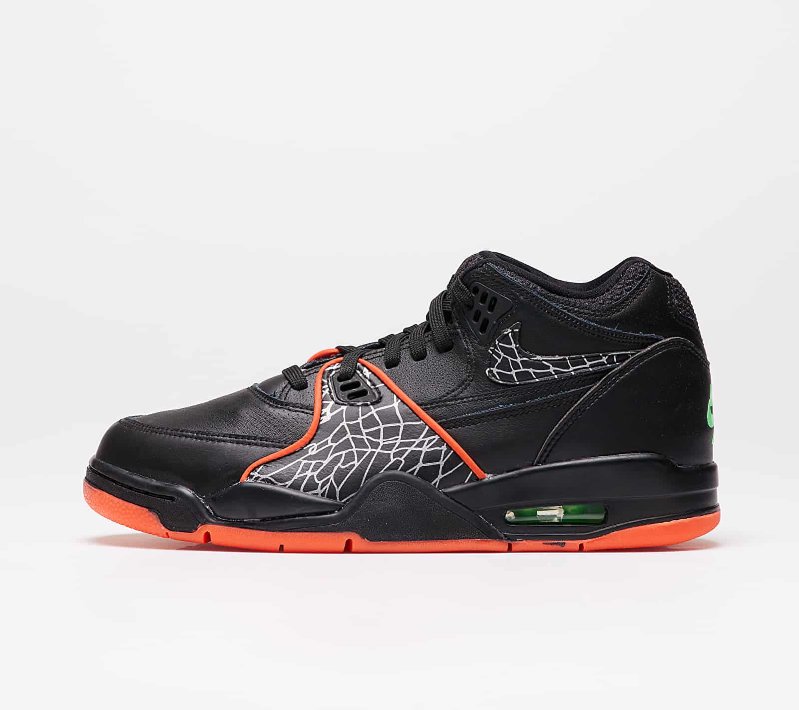 Nike Air Flight 89 QS Black/ Orange Blaze-Green Strike-White