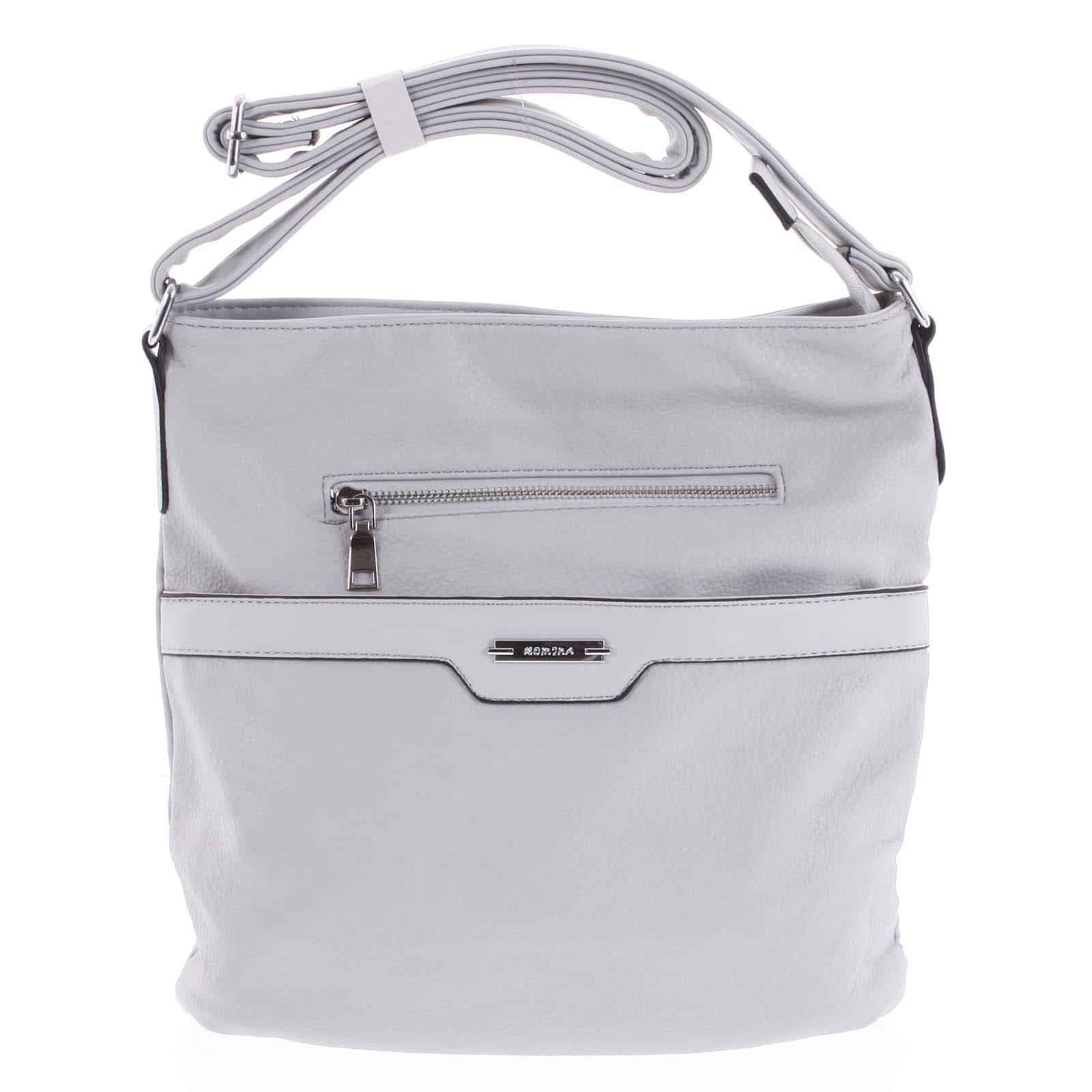 Dámská crossbody kabelka světle šedá - Romina Elmina šedá