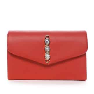 Dámské psaníčko červené - Michelle Moon Idaymane červená