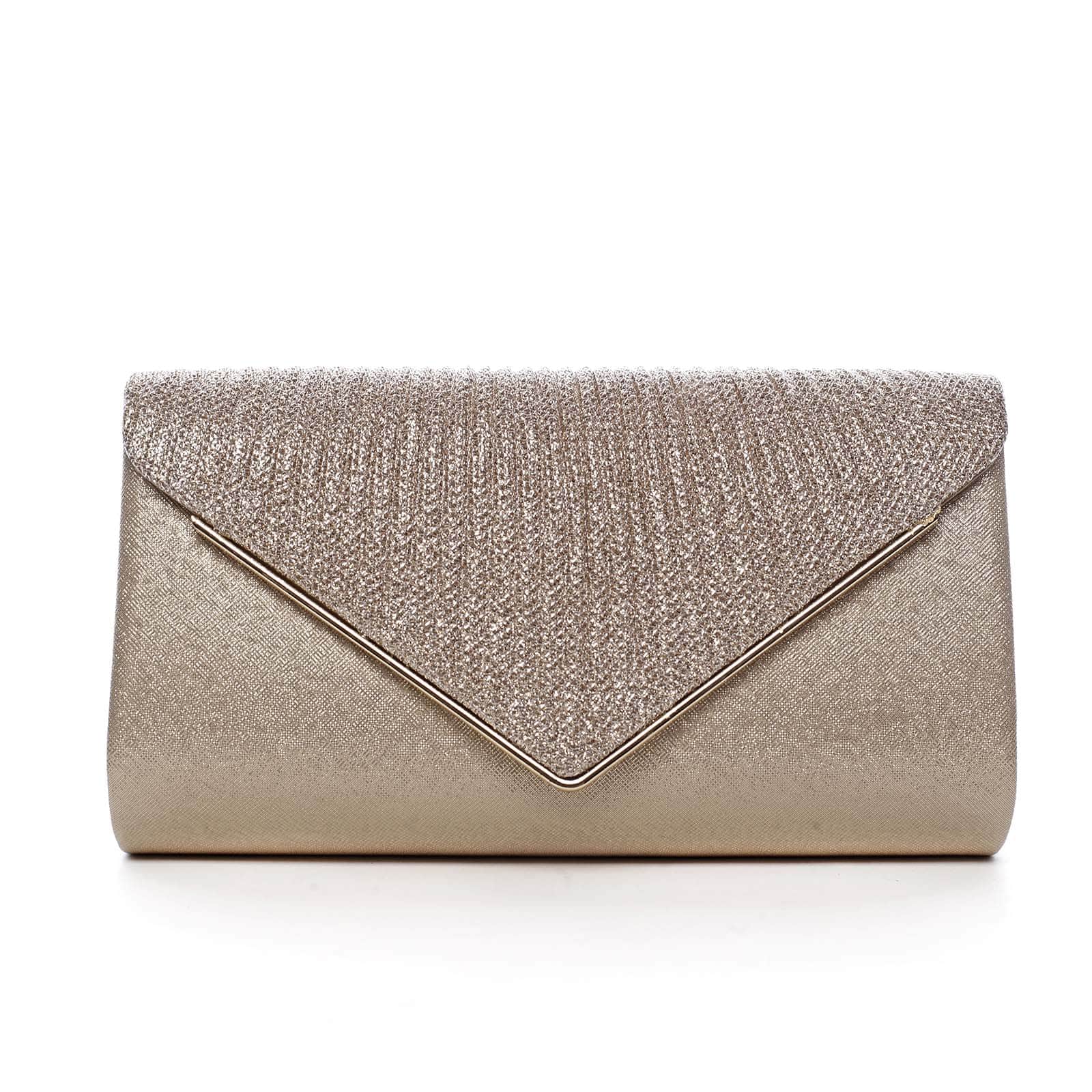 Dámské večerní psaníčko zlaté - Michelle Moon D761 zlatá Dámské večerní psaníčko zlaté - Michelle Moon D761 zlatá