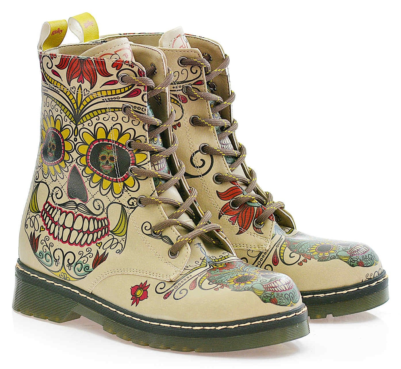 Goby barevné boty Crazy Scull