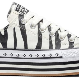 Converse smetanové/krémové tenisky na platformě Chuck Taylor All Star Sunblocked Platform
