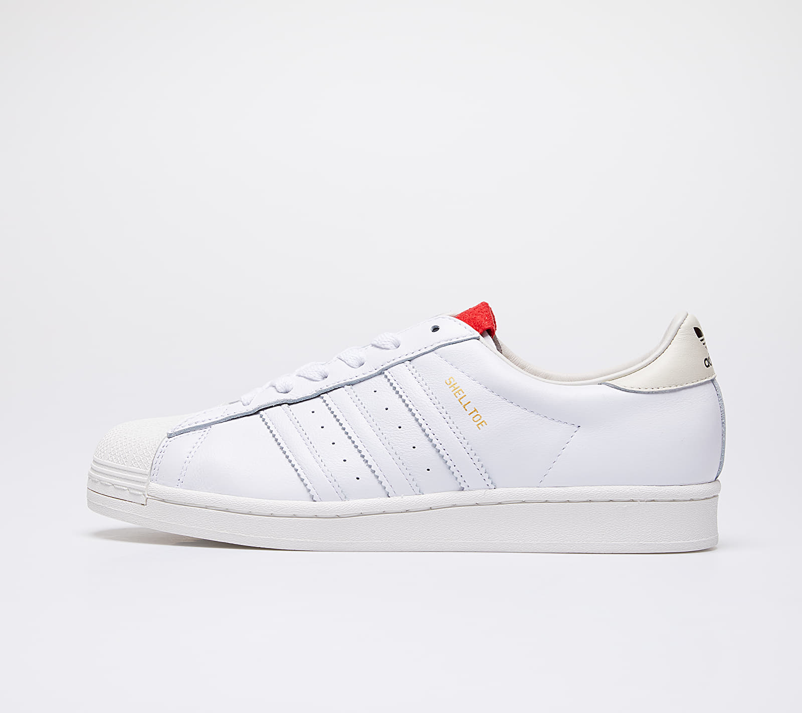 adidas x 424 Shelltoe Core White/ Core White/ Scarlet