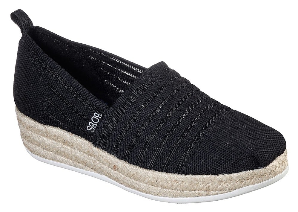 Skechers černé espadrilky s jutou Highlights 2.0. Homestretch Black