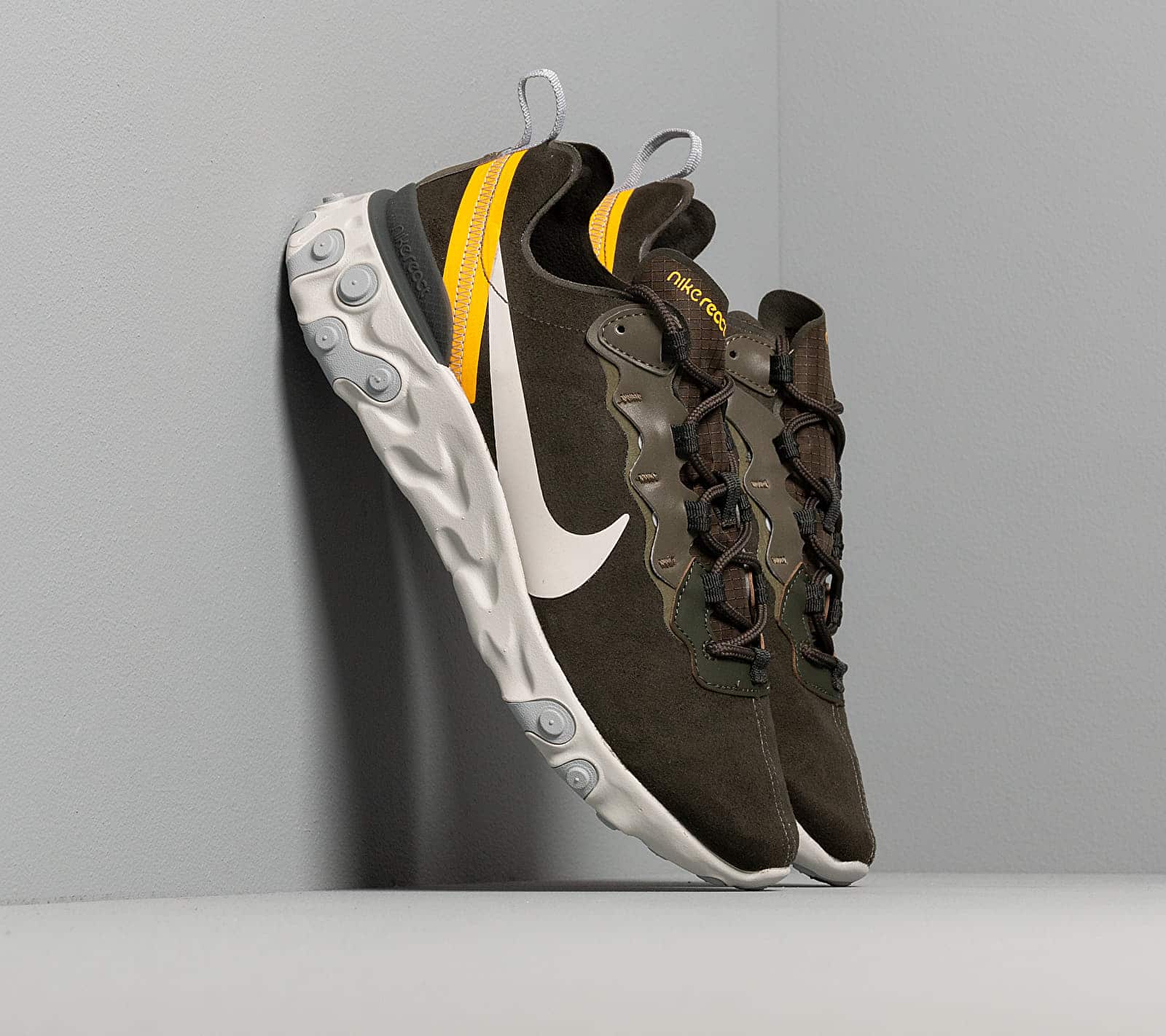 Nike React Element 55 Sequoia/ Light Bone-University Gold CQ6366-300