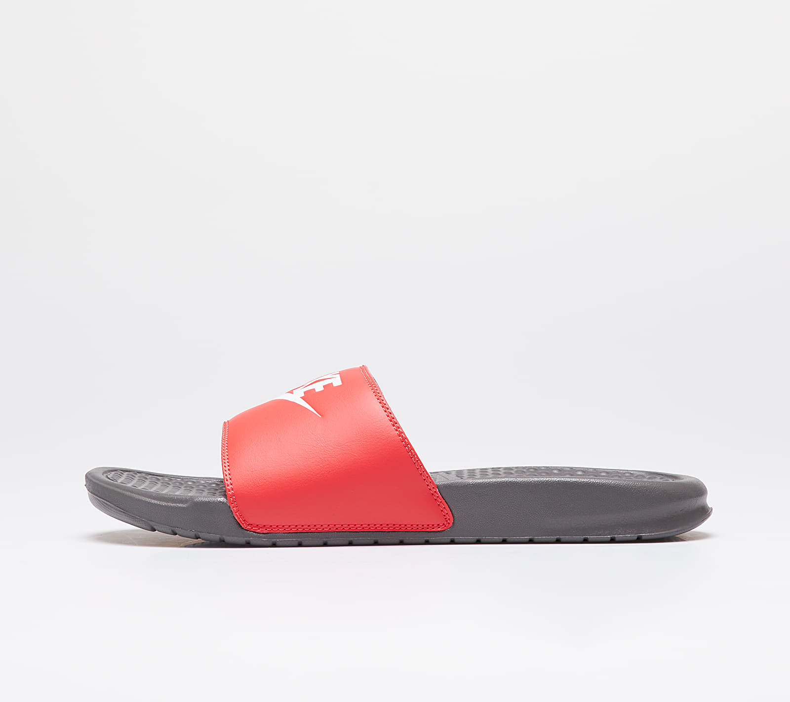Nike Benassi Jdi Iron Grey/ White-Track Red 343880-028
