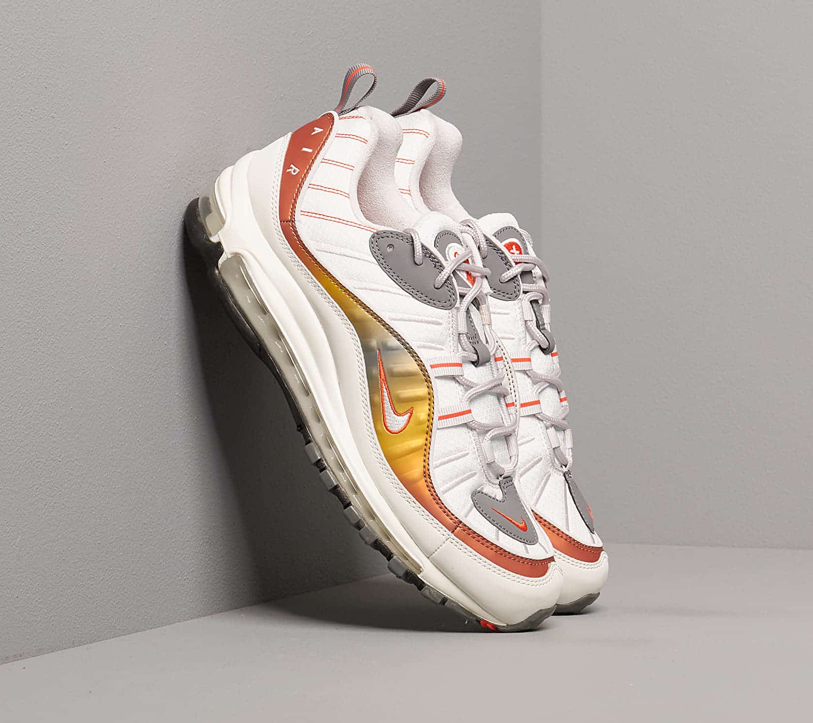 Nike Air Max 98 Se Vast Grey/ Summit White-Team Orange CD0132-002
