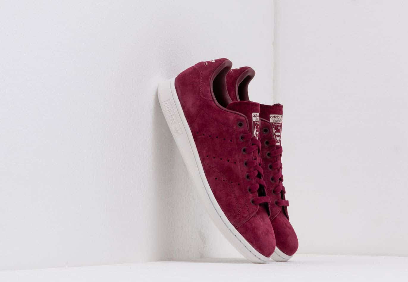 adidas Stan Smith Maroon/ Crystal White/ Cream Brown DB3569
