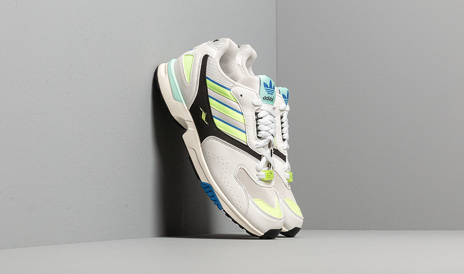 adidas ZX 4000 Crystal White/ Semi Solar Yellow/ Core Black G27899