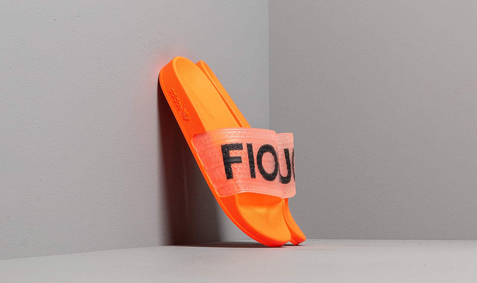 adidas x Fiorucci Adilette Solar Orange/ Solar Gold/ Black G28915