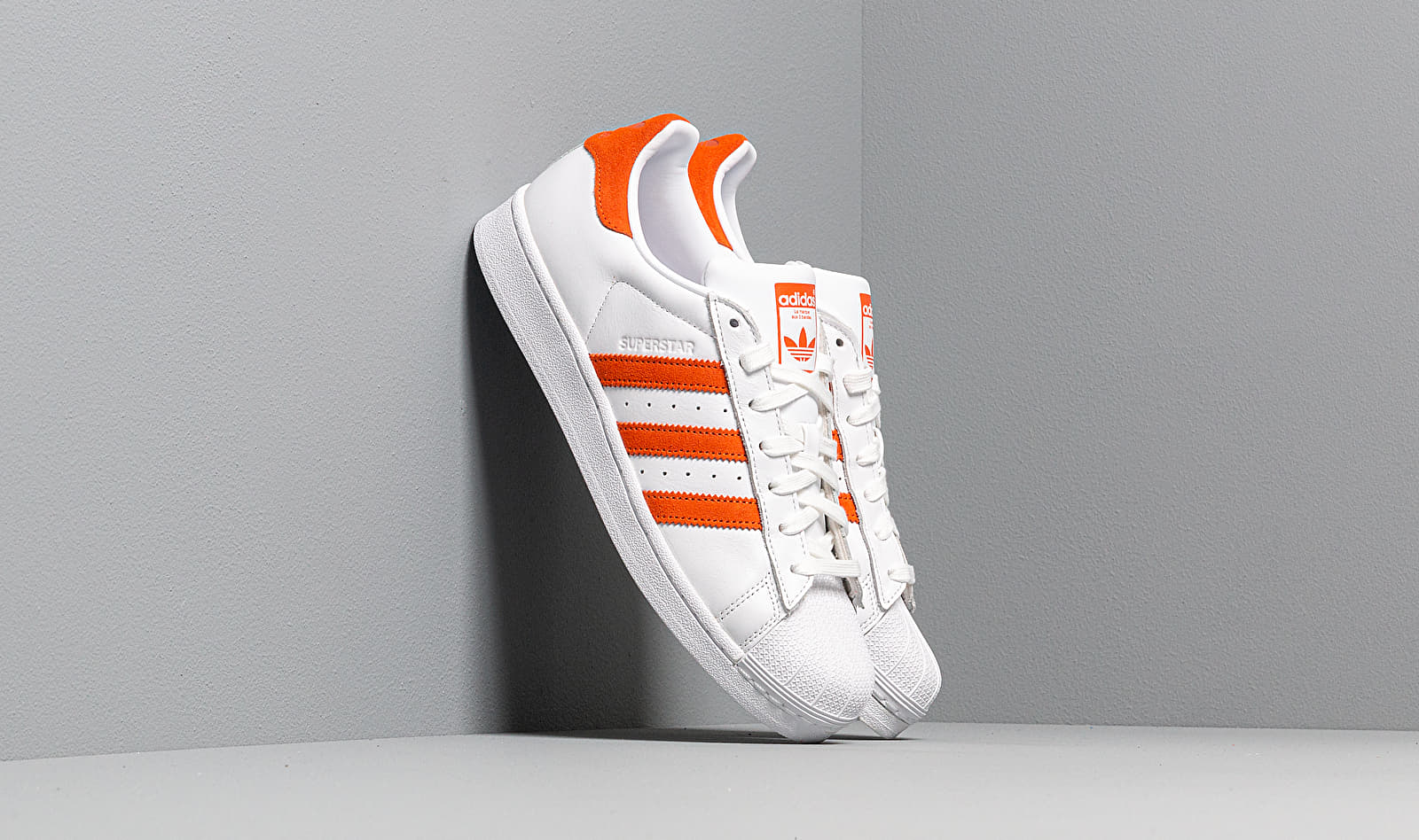 adidas Superstar Ftw White/ Orange/ Ftw White EE4472