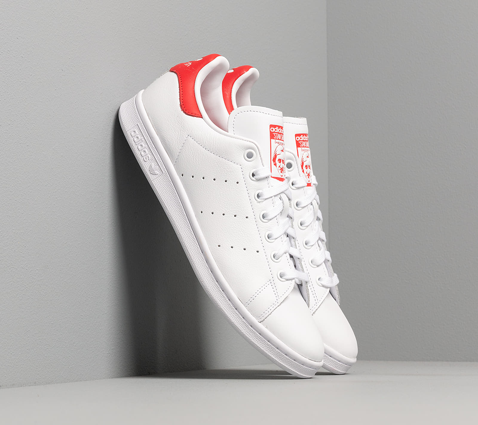 adidas Stan Smith Ftw White/ Ftw White/ Lust Red EF4334