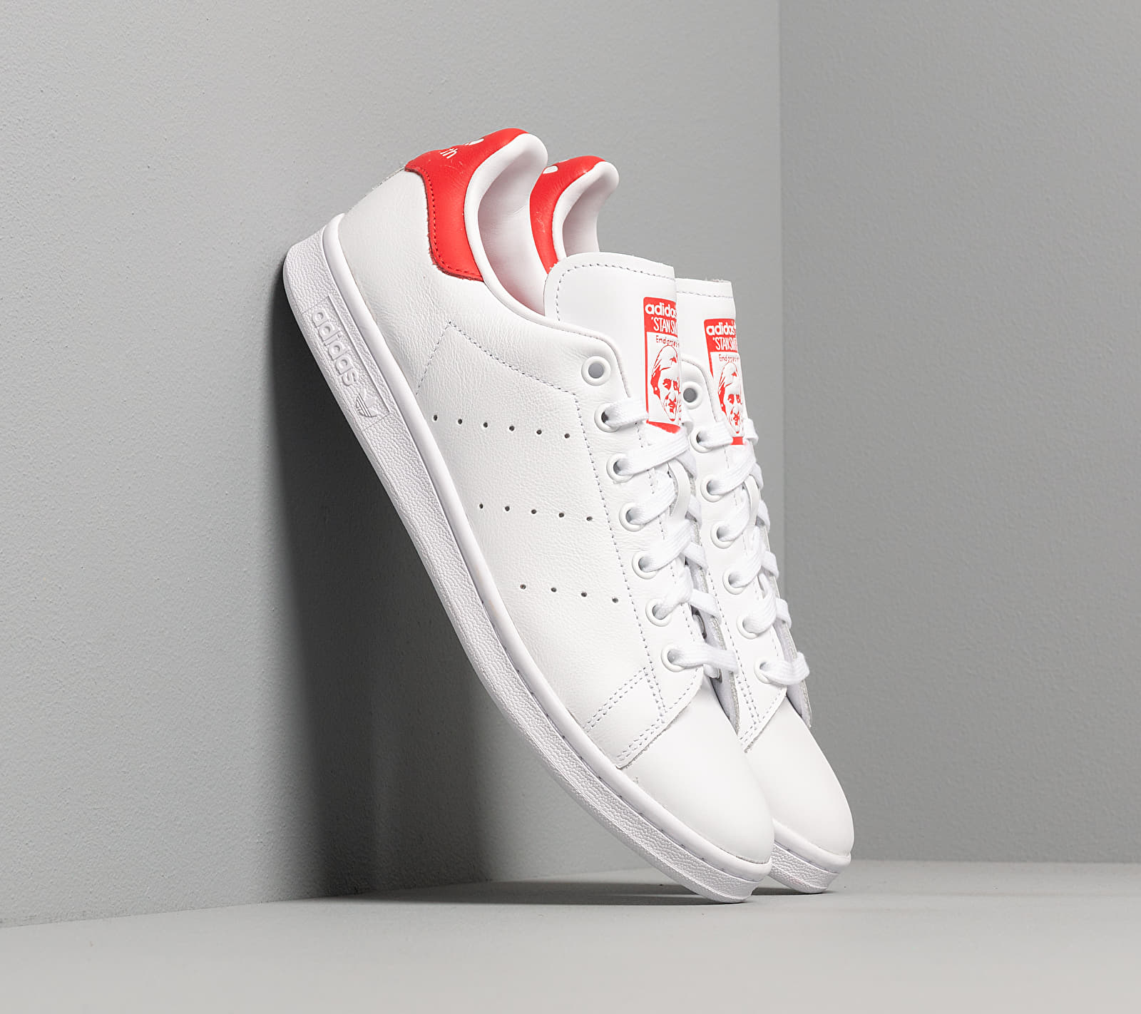 adidas Stan Smith Ftw White/ Ftw White/ Lust Red EF4334