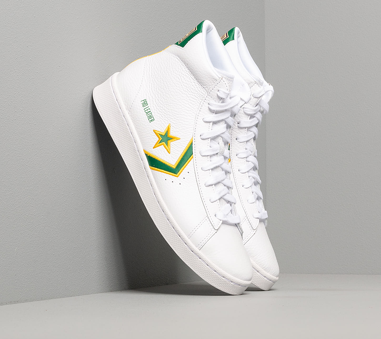 Converse Pro Leather Gold Standard White/Green 167061C