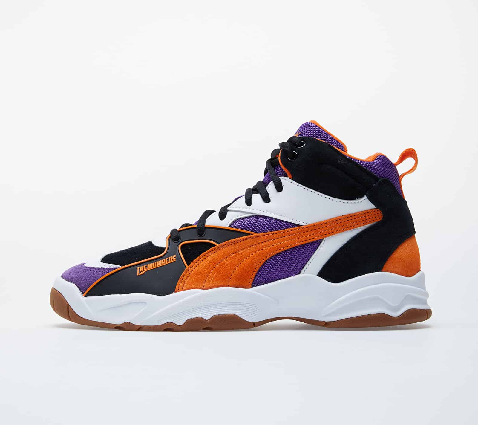 Puma x The Hundreds Performer Mid Puma Black-Persimmon Orange 37138401