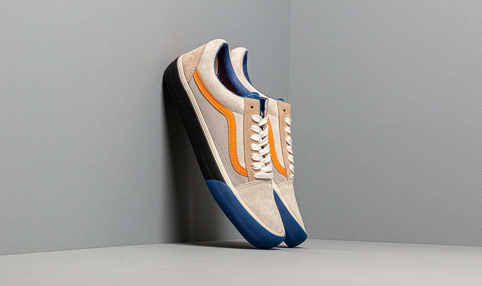 Vans Old Skool VLT LX (Suede/ Leather) True Blue/ Candied Ginger VN0A4BVFVYN1