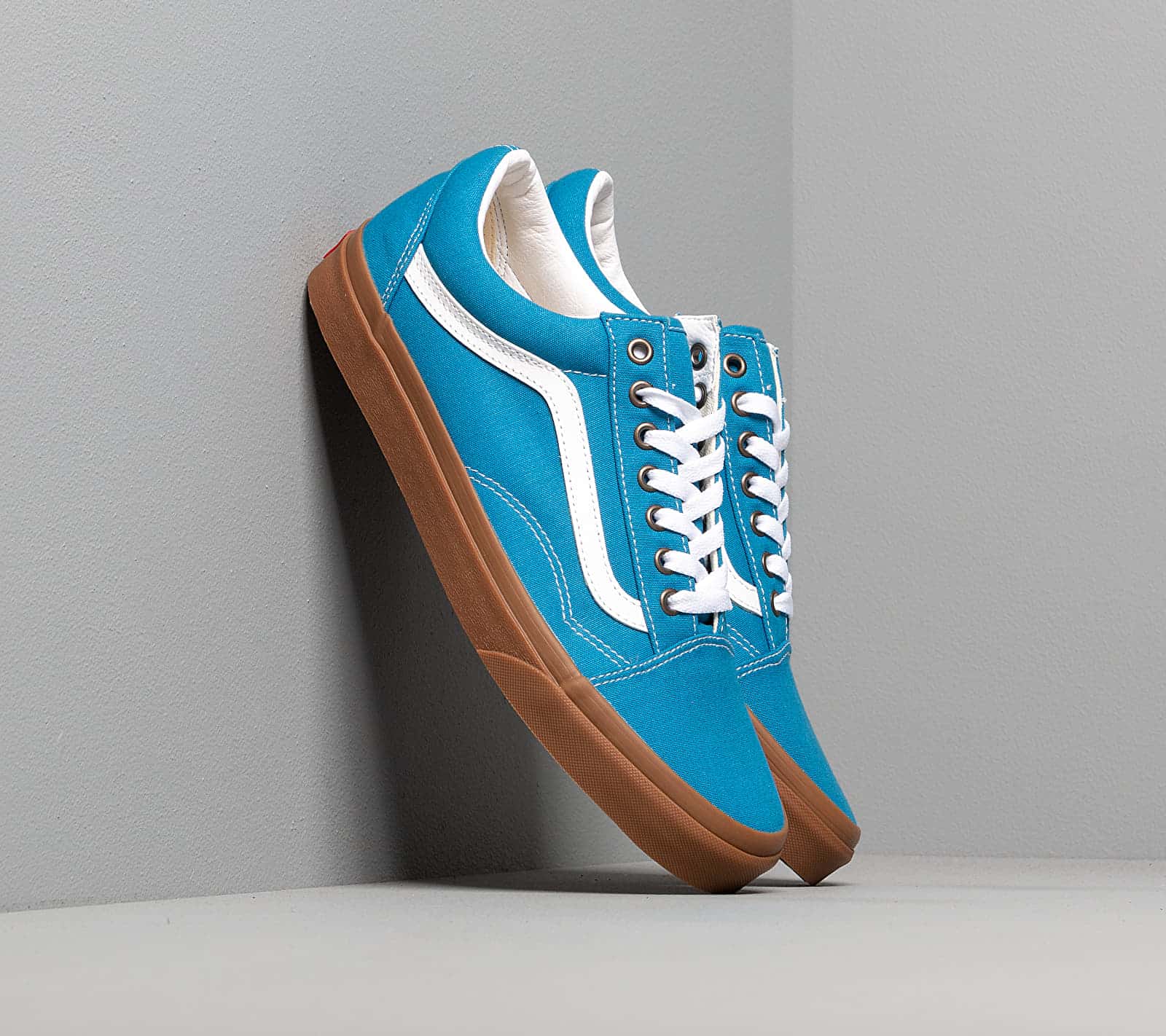 Vans Old Skool (Gum) Mediterranean Blue/ True White VN0A4U3BWYZ1