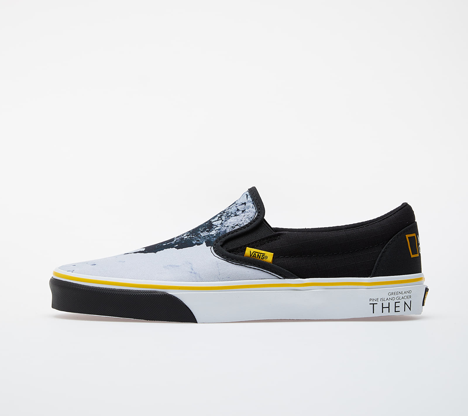Vans Classic Slip-On (National Geographic) Black/ White-Yellow VN0A4U38WT31