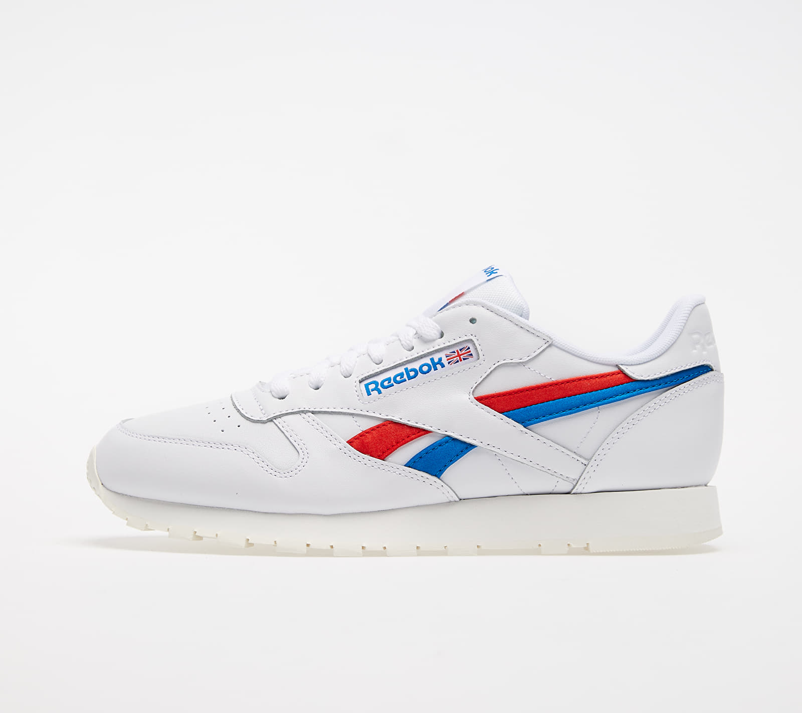 Reebok Classic Leather White/ Instinct Red/ Dynamic Blue FV2108