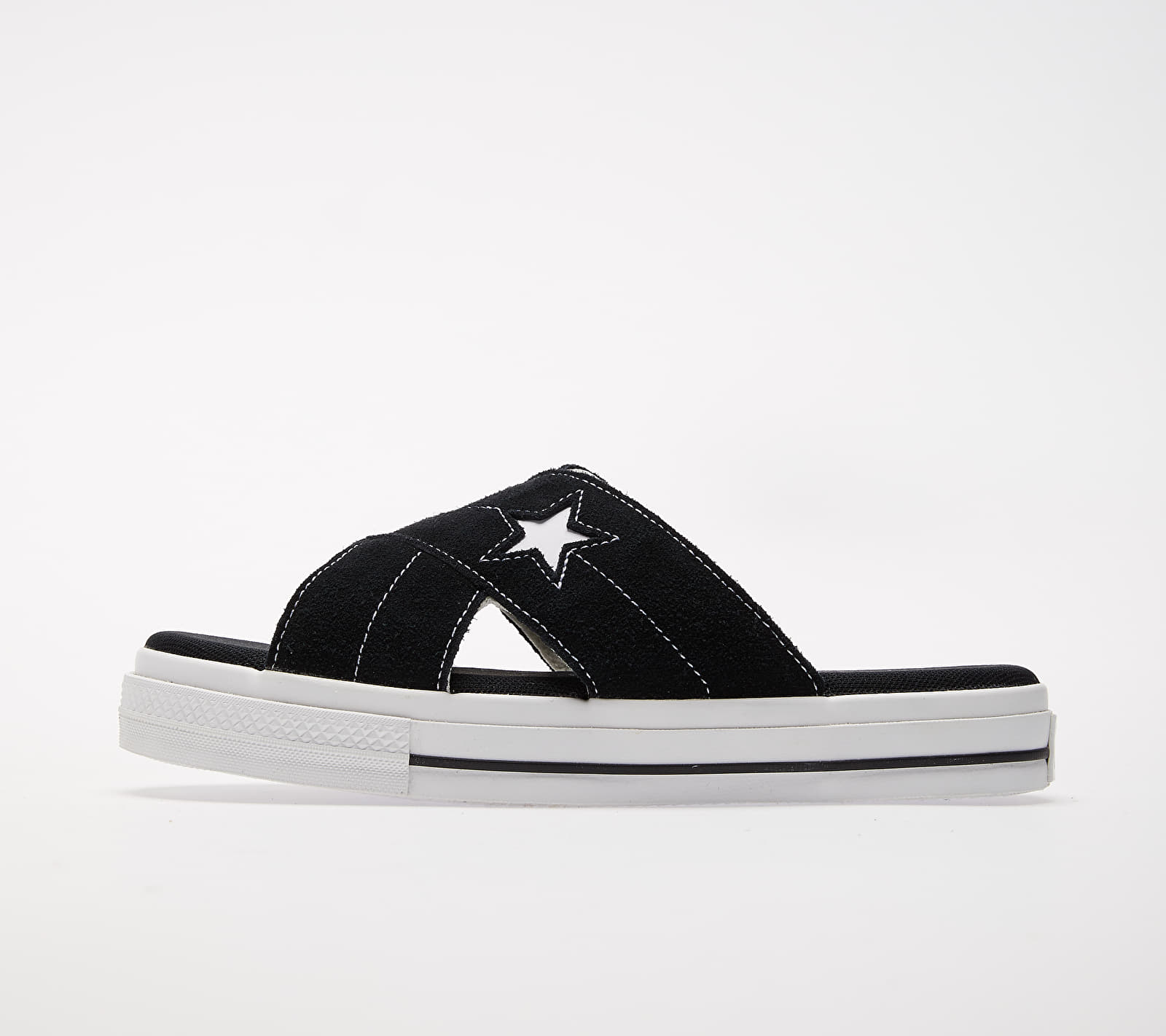 Converse One Star Sandal Black/ Egret/ White 564143C