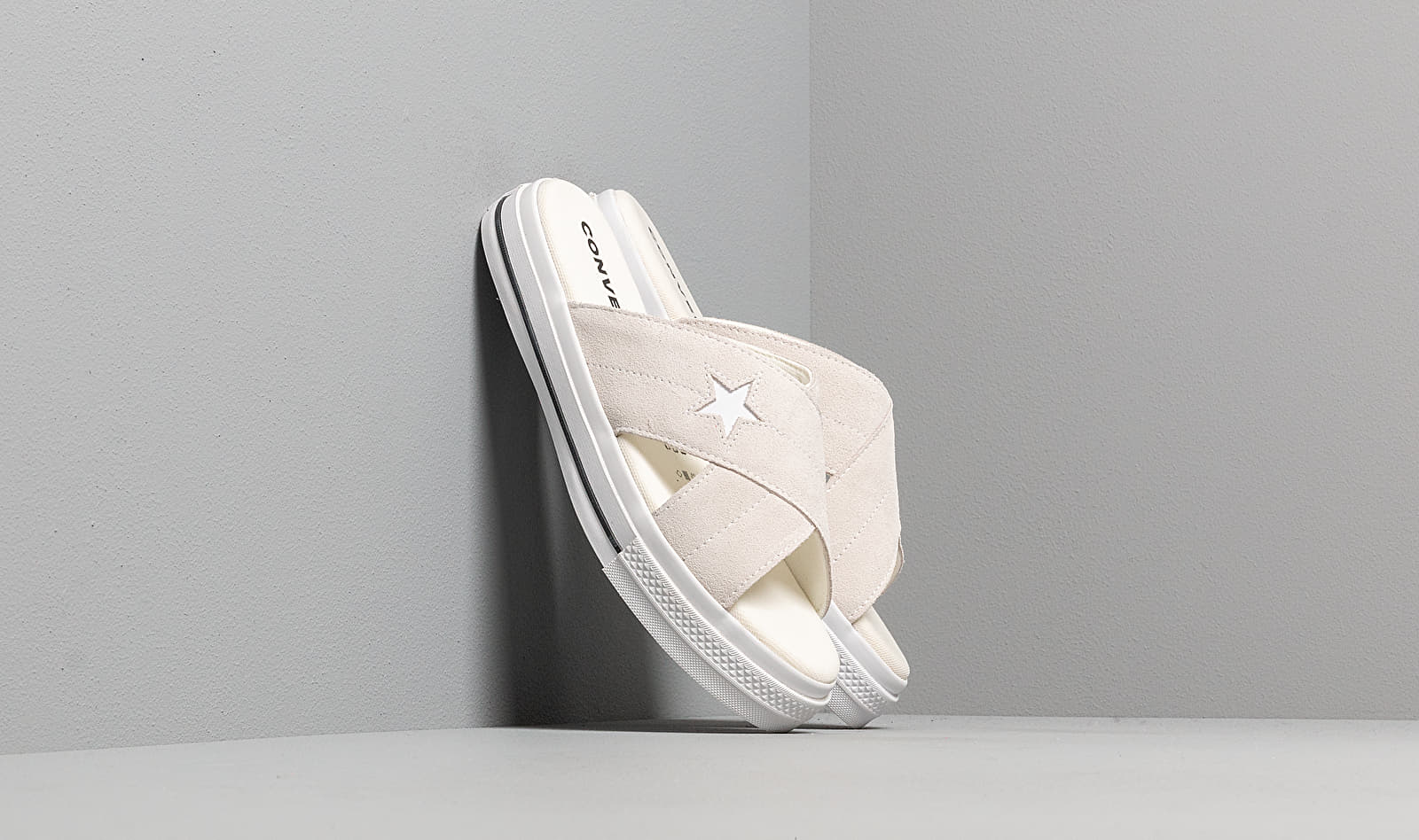 Converse One Star Sandal Egret/ Egret/ White 564144C