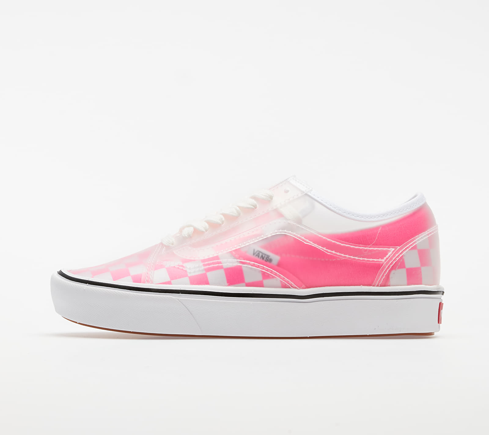 Vans ComfyCush Slip-Skool (Checkerboard) Pink/ True White VN0A4P3EWYI1