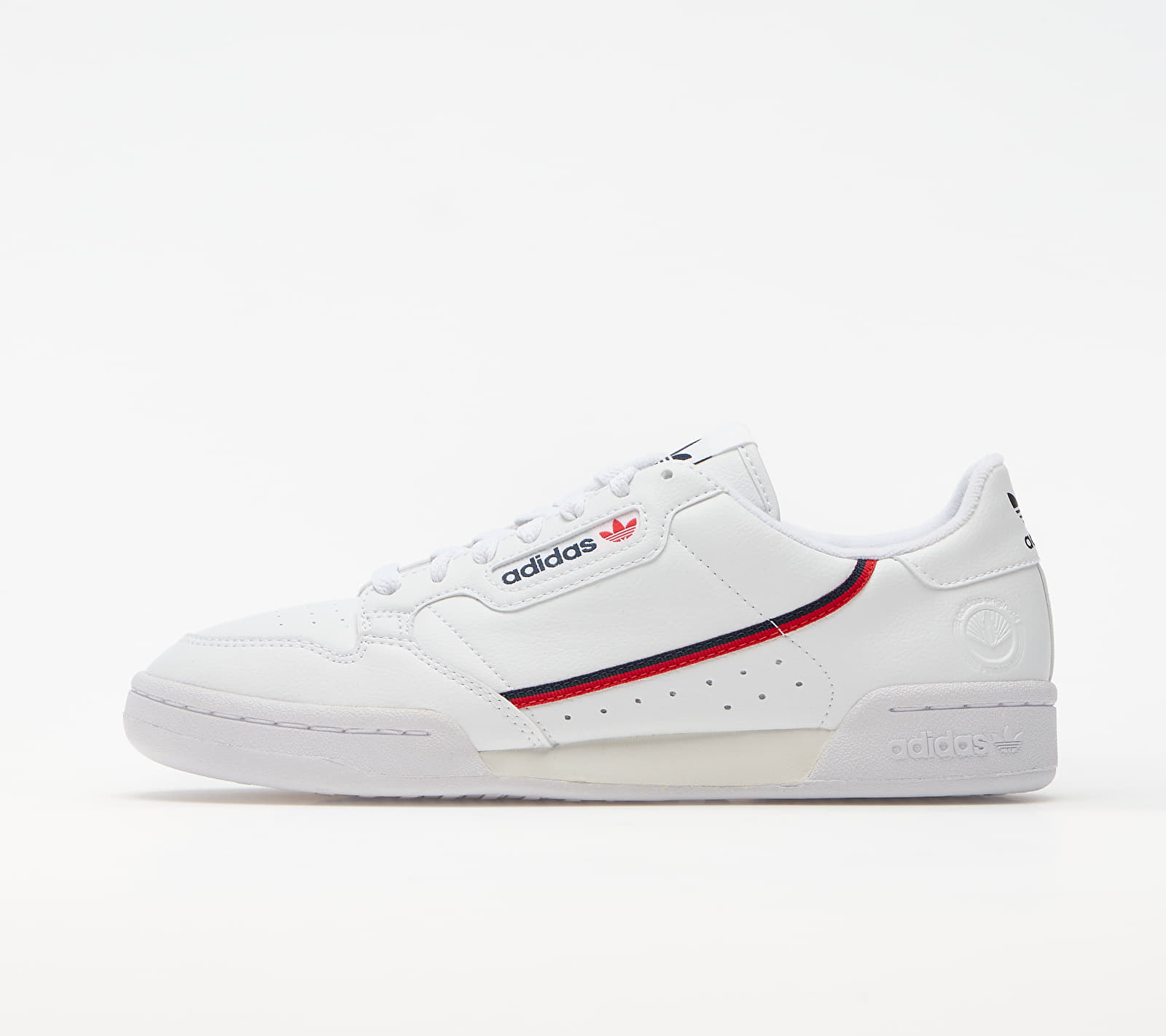 adidas Continental 80 Vegan Ftwr White/ Collegiate Navy/ Scarlet FW2336