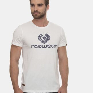 Ragwear bílé pánské tričko Charles s logem