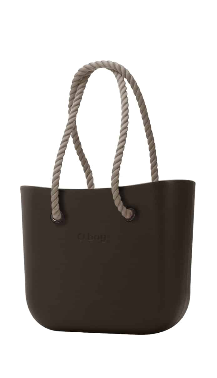 O bag kabelka MINI Testa di Moro s dlouhými provazy natural