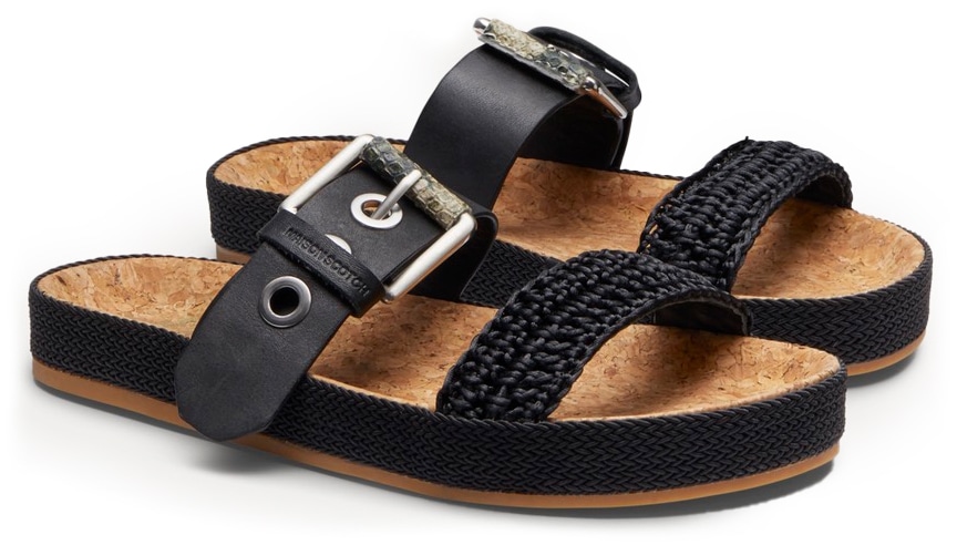 Scotch & Soda černé pantofle Yolin Black