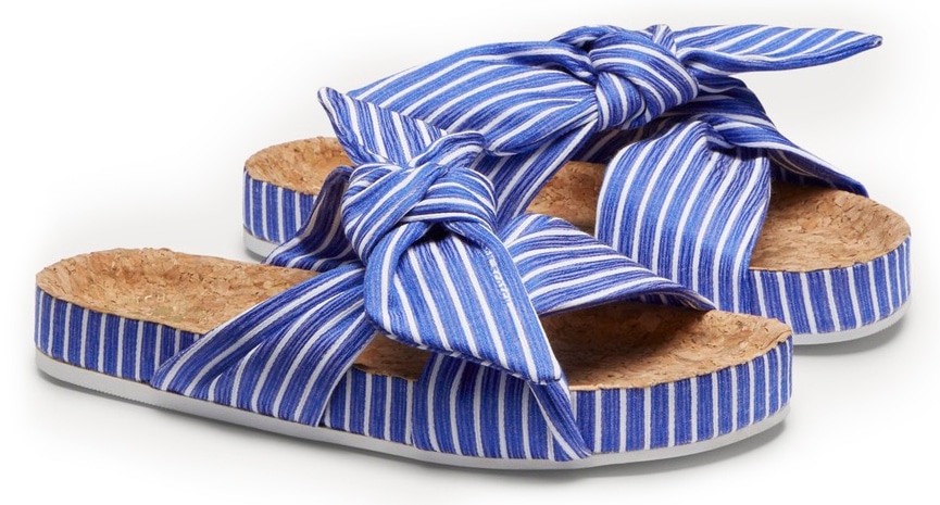 Scotch & Soda pruhované pantofle Yolin Blue/White