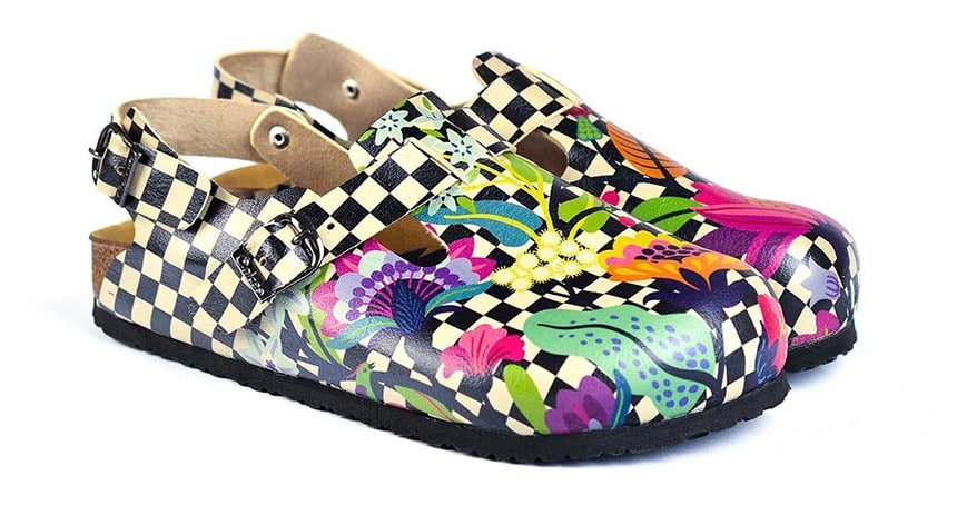 Calceo barevné sandály Classic Sandals Chessboard