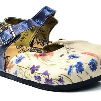 Calceo modré sandály Classic Sandals Wildflowers