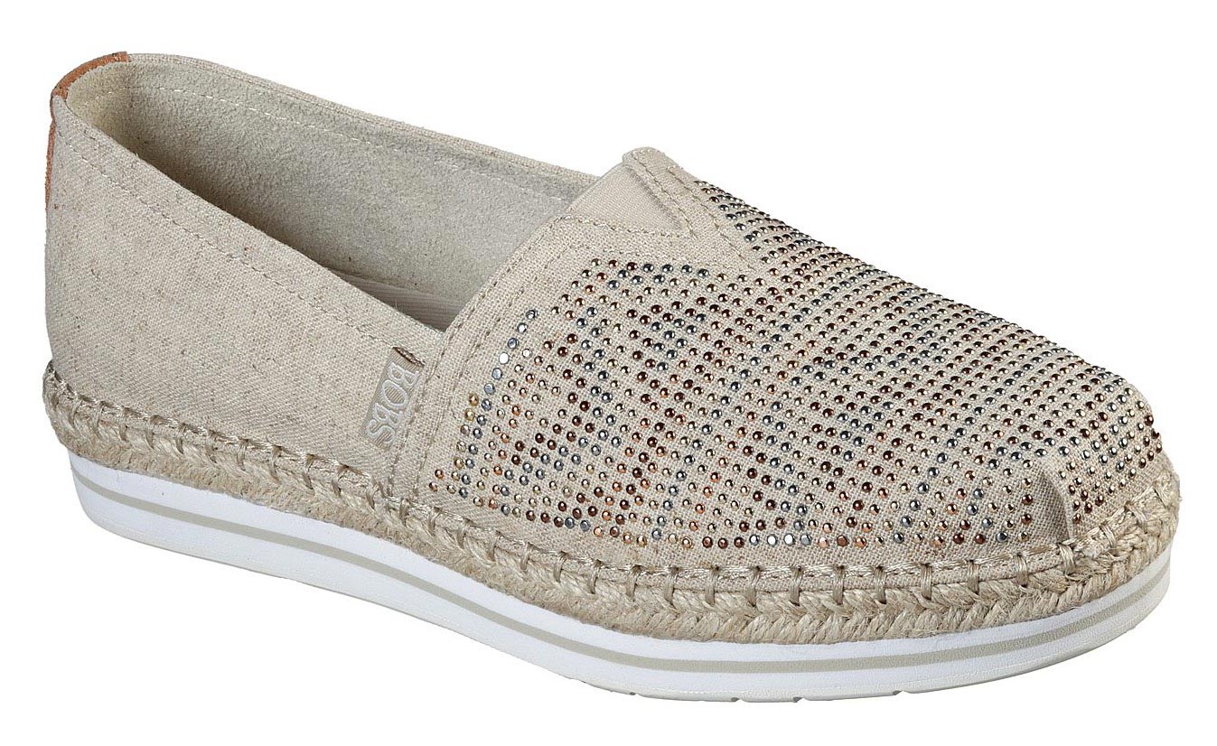 Skechers béžové espadrilky Bobs Breeze Moonbeams and Stars