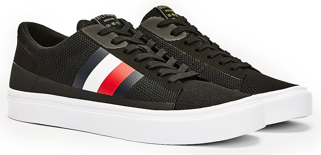 Tommy Hilfiger černé tenisky Lightweight Signature Colour-Blocked Trainers