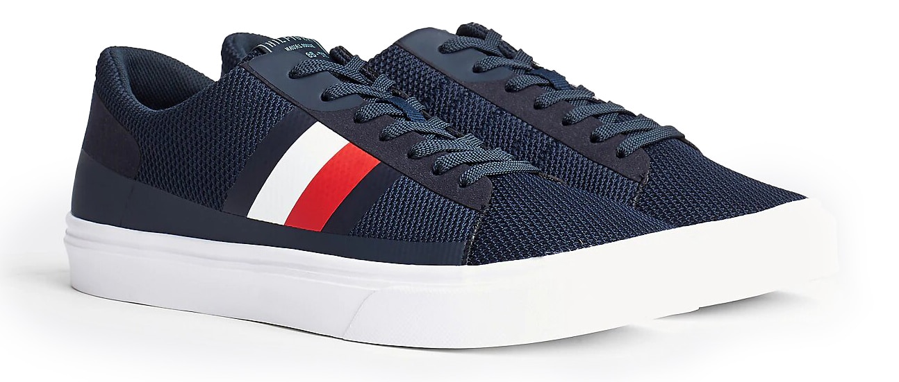 Tommy Hilfiger tmavě modré pánské tenisky Lightweight Signature Colour-Blocked Trainers