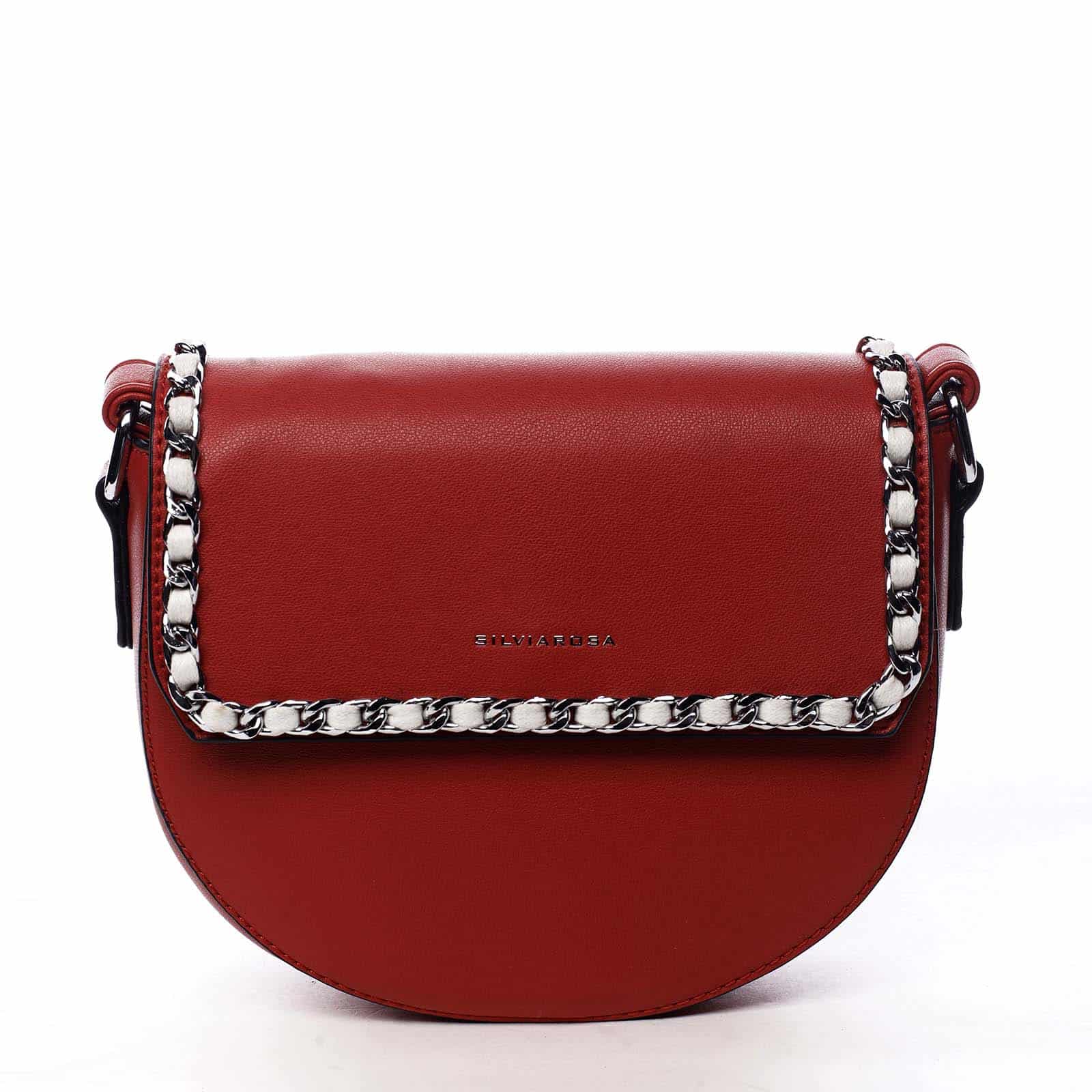 Dámská crossbody kabelka červená - Silvia Rosa Timba červená