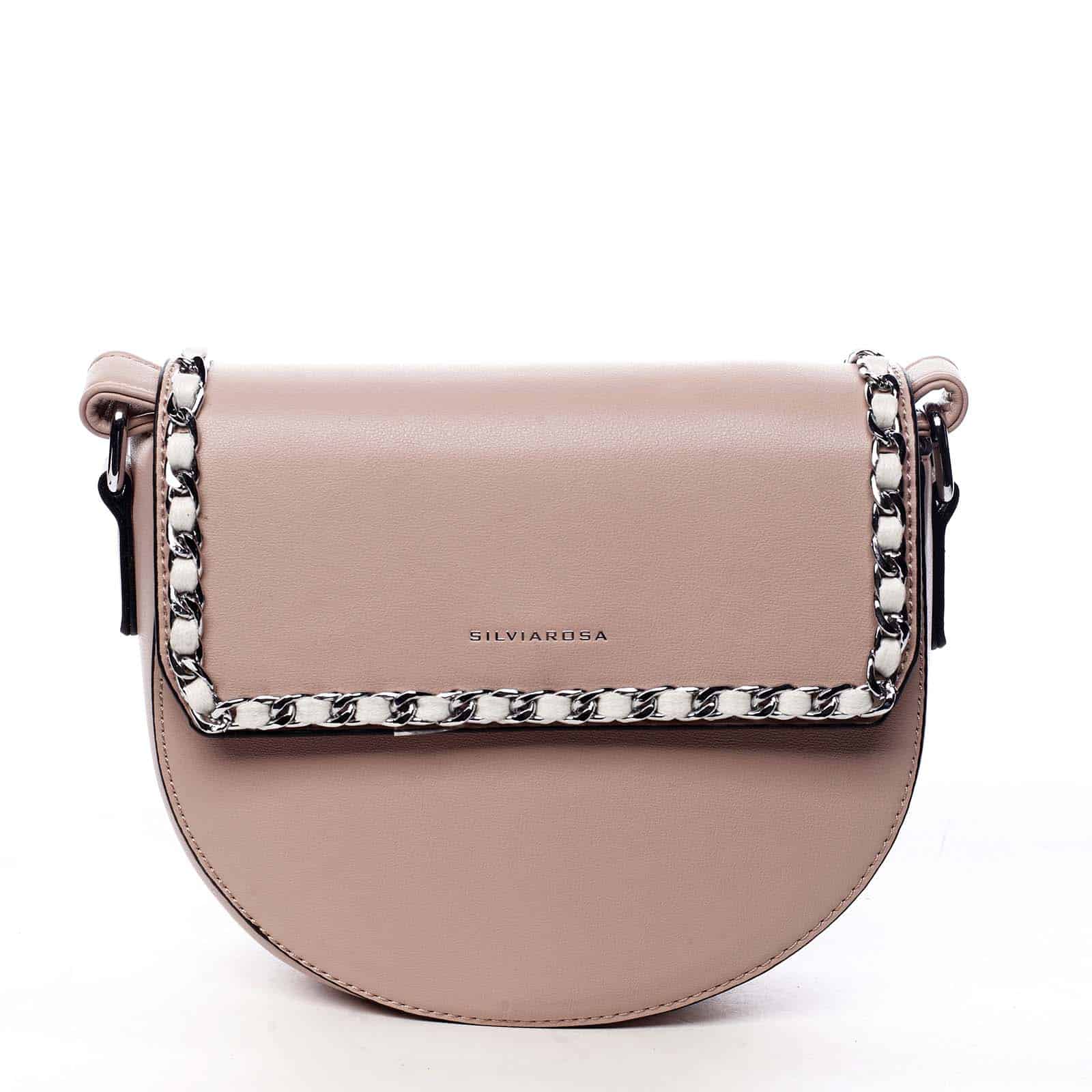 Dámská crossbody kabelka růžová - Silvia Rosa Timba růžová