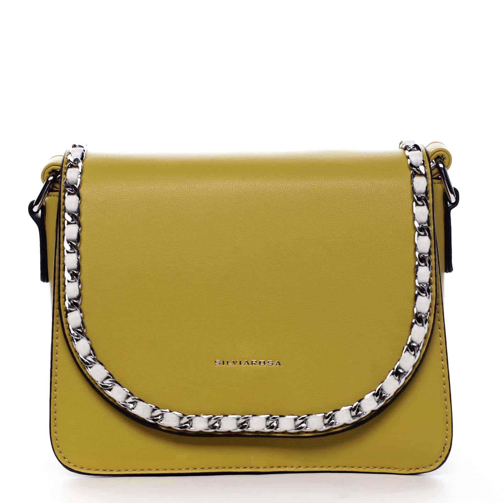 Dámská crossbody kabelka žlutá - Silvia Rosa Timqa žlutá