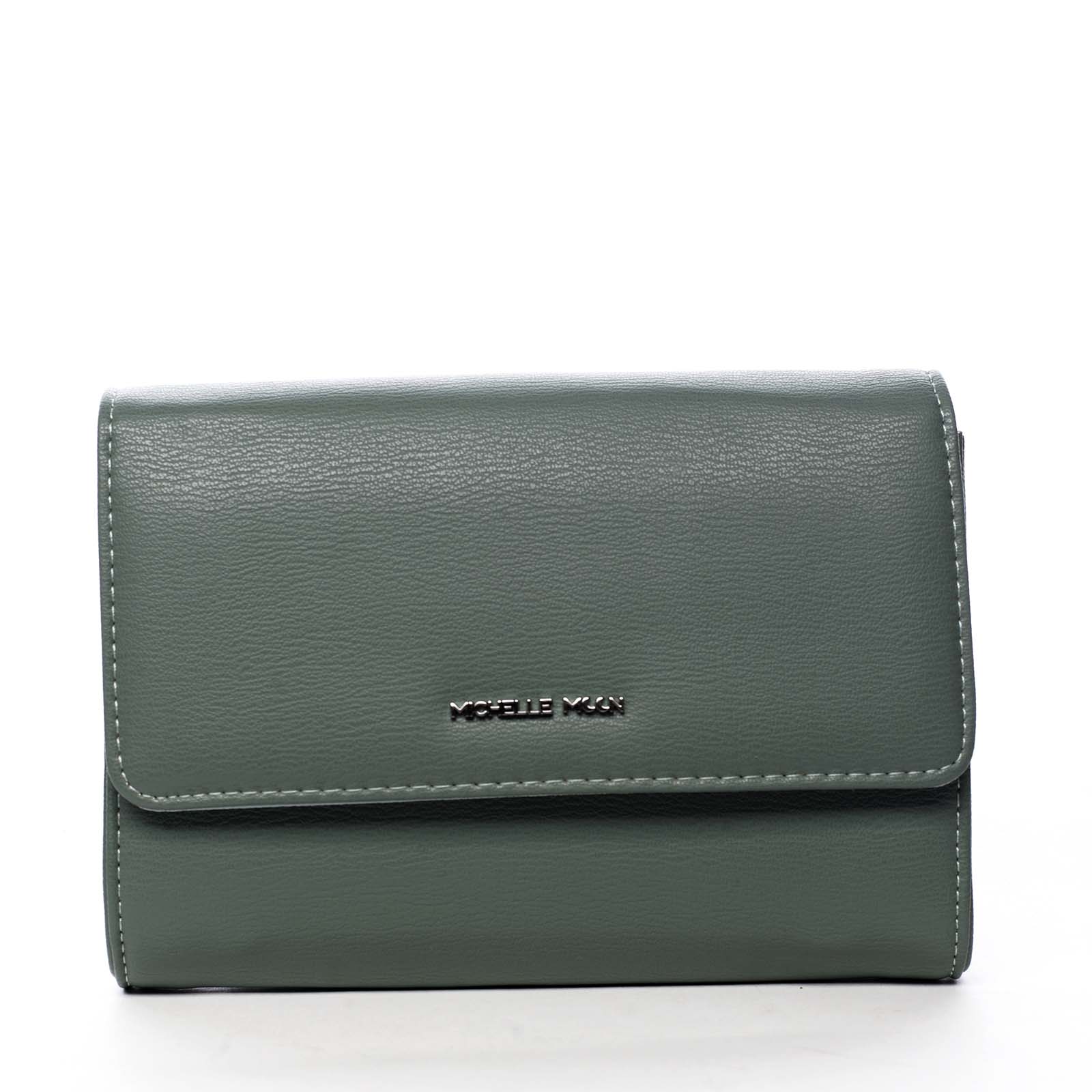 Dámské psaníčko bledě zelené - Michelle Moon F660 zelená