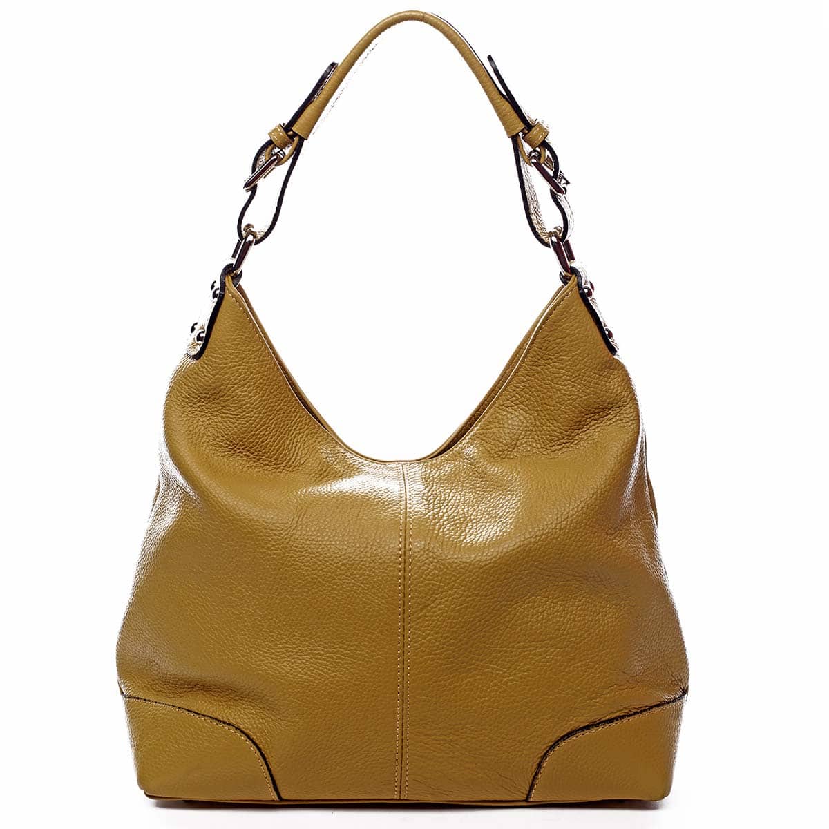 Dámská kožená kabelka žlutá - ItalY Inpelle žlutá