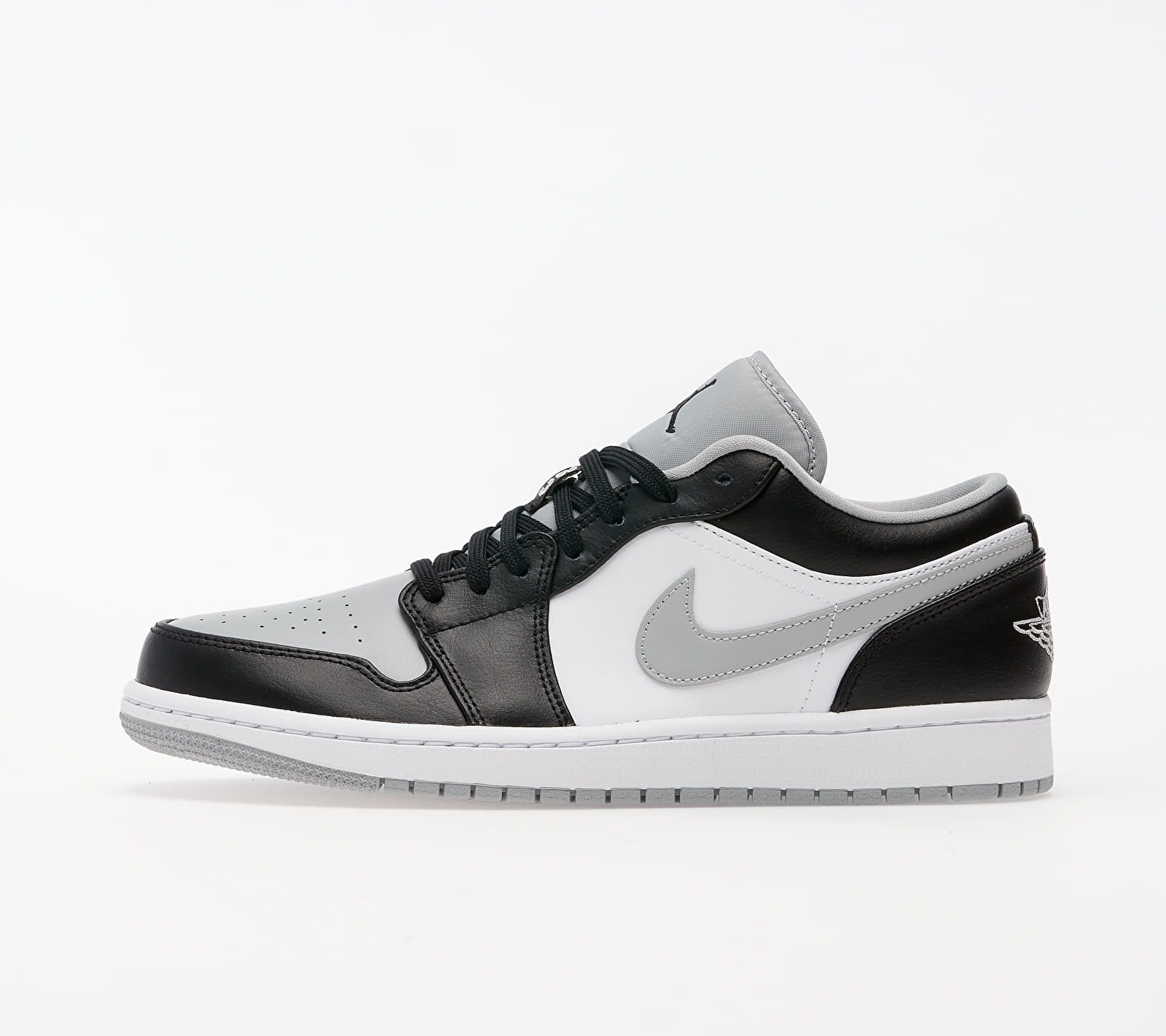 Jordan Air 1 Low Black/ Black-Lt Smoke Grey-White 553558-039